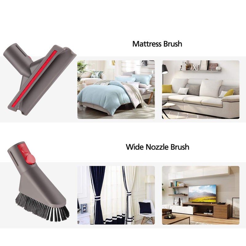 isinlive Attachment Kit for Dyson Gen 5 Gen5 V15 V12 V8 V11 V10 V7 Absolute Detect Cordless Stick Animal Outsize Cyclones Vacuum Cleaner Accessories Bundle Replacement Brush Tools - Image 4